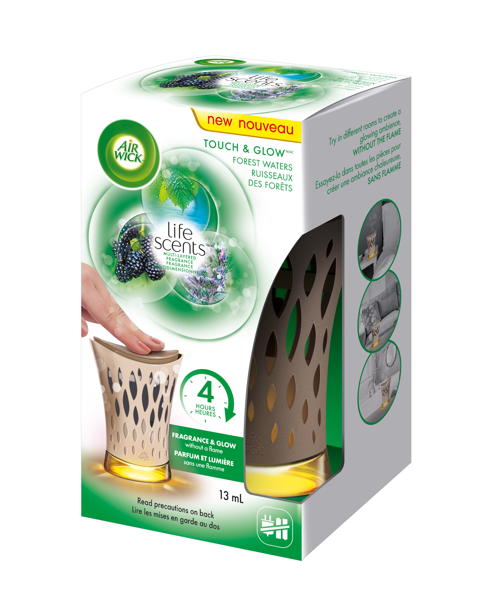 AIR WICK Touch  Glow  Forest Waters Canada Discontinued